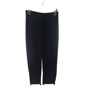 Chico's Travlers Pull On Pants Black wrinkle resistant Women's Size 4/6 Short
